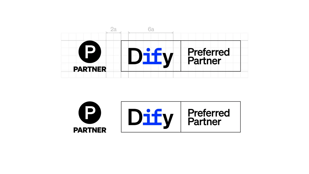 The Dify Preferred Partner badge lockup