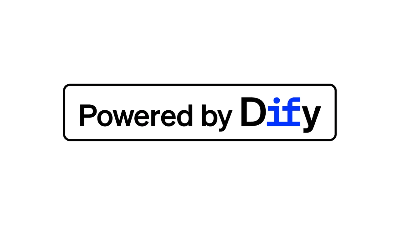 The Powered by Dify attribution badge