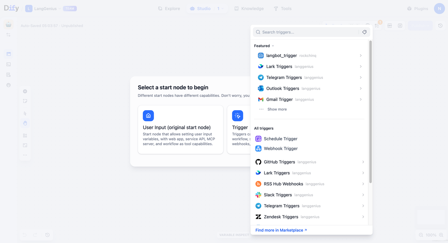 Dify Workflow Studio - Design Agentic Workflows for Production